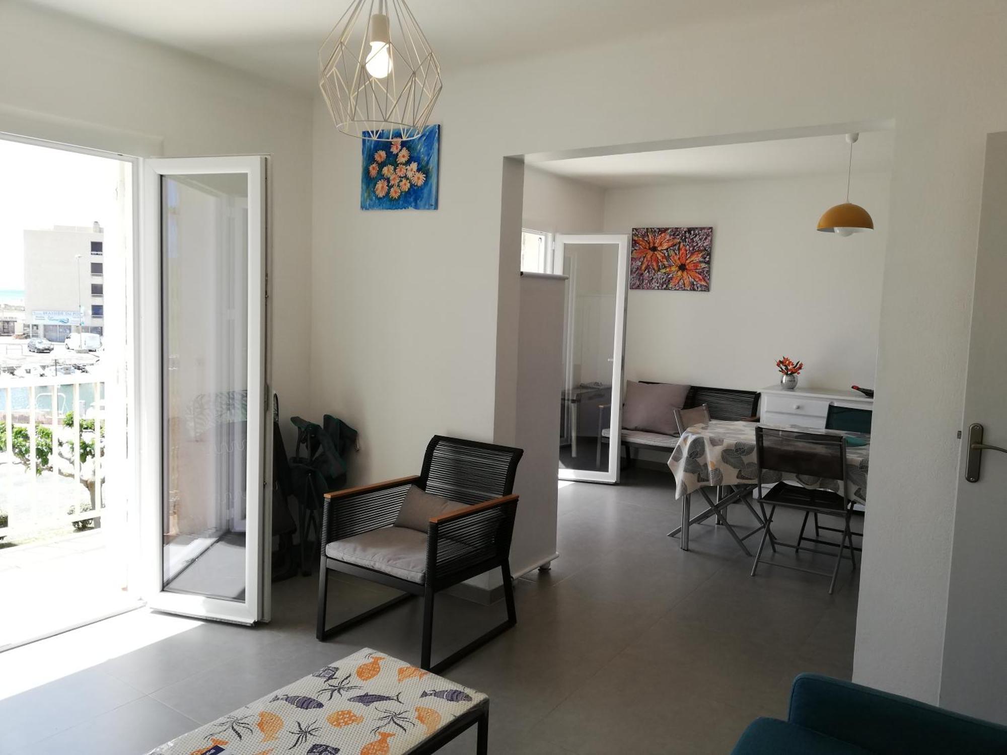 Superbe Appartement Avec Vue Sur Mer Et Port, Parking Prive Saint-Pierre-la-Mer  외부 사진